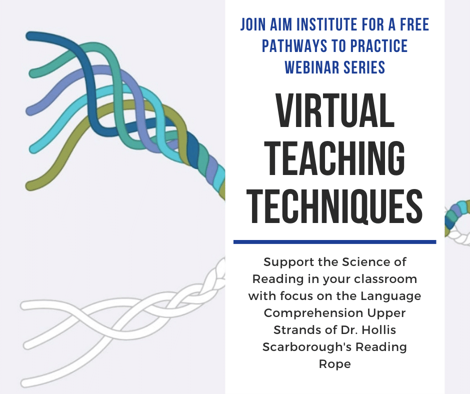 VIRTUAL TEACHING TECHNIQUES WEBINARS