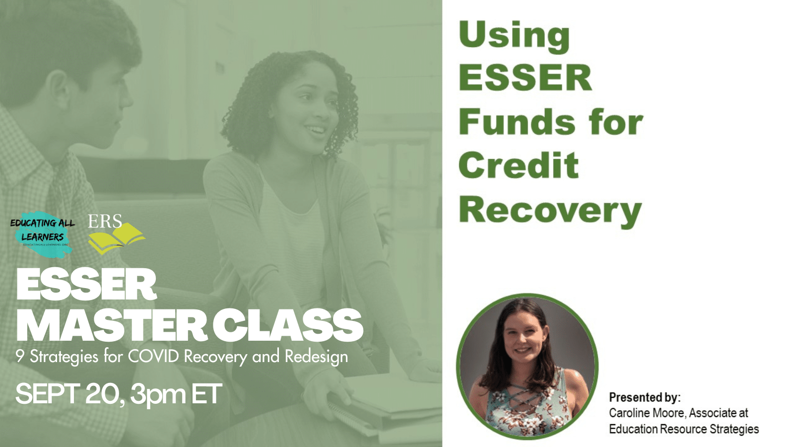 ESSER Masterclass: Using ESSER Funds for Credit Recovery