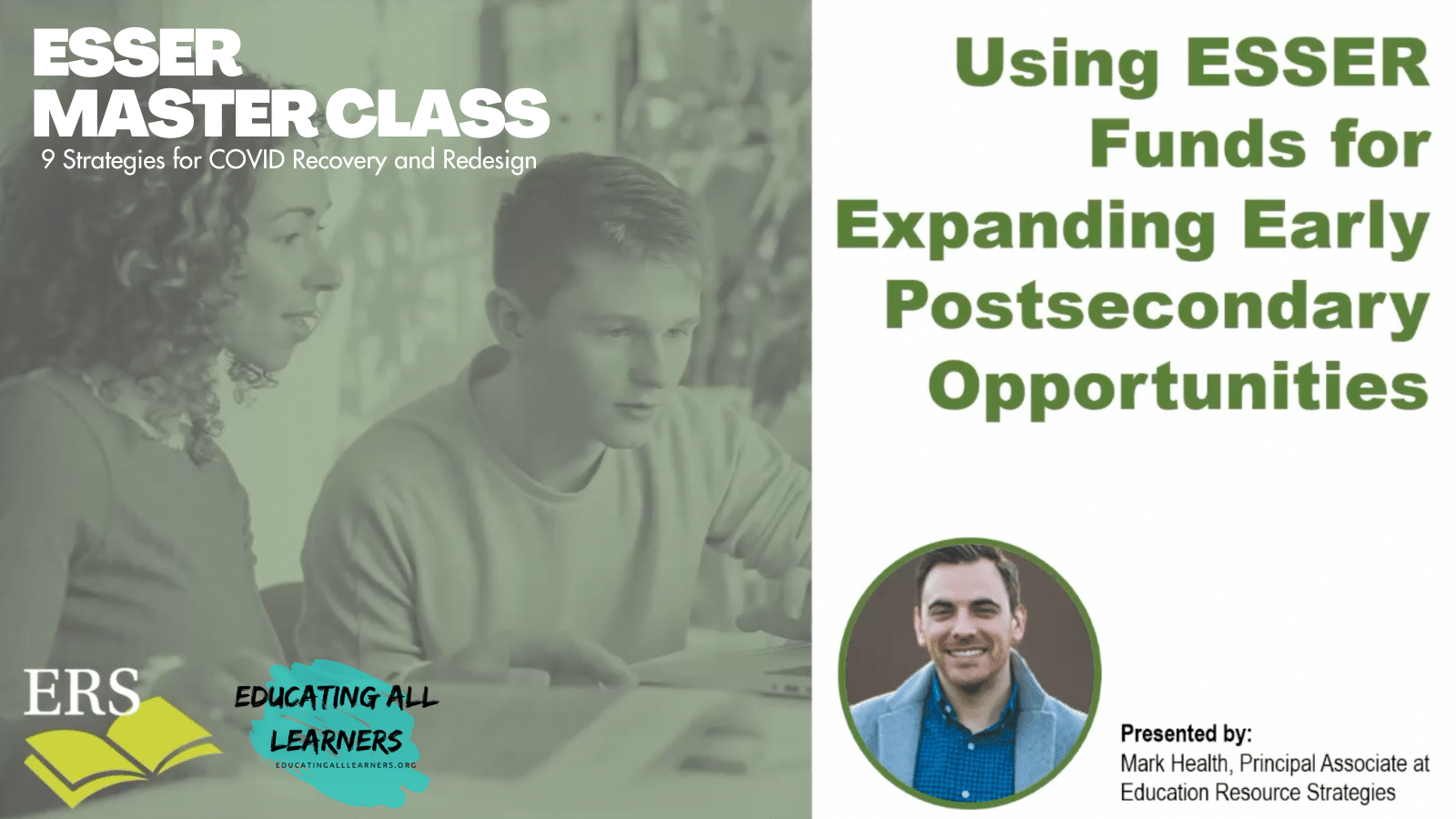 ESSER Masterclass: Using ESSER Funds for Expanding Early Postsecondary Opportunities