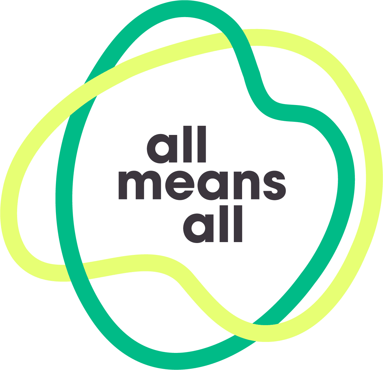 All Means All logo