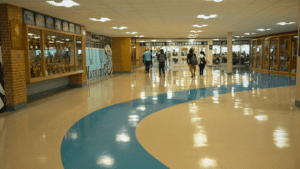 School hallway