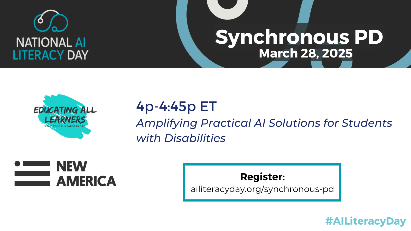 EALA + New America: Amplifying Practical AI Solutions for Students with Disabilities