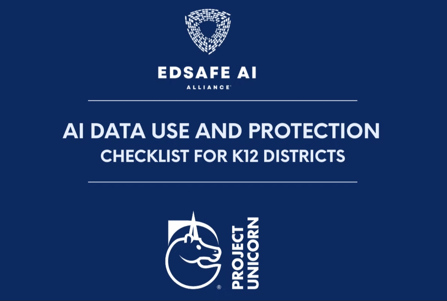 AI Data Use and Protection Checklist for K12 Districts